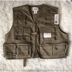 Fly Fishing/Photograpy Vest with Many Pockets. Vintage Ausable Size L Rare NWT
